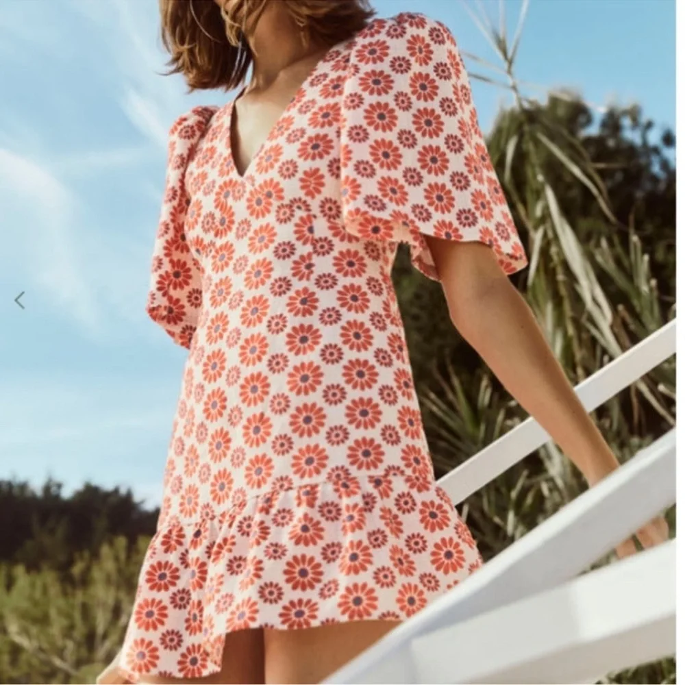 RHODE Mariana Linen Mini Dress | 2 - Picture 2 of 12